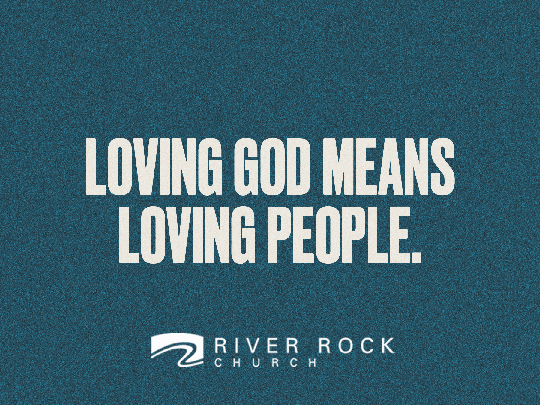 Sunday November 16: Yard Sign Theology:  “Loving God Means Loving People”. 1 John 4:7-21